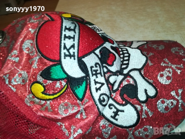ED HARDY-RED 2208251708, снимка 11 - Шапки - 51455771