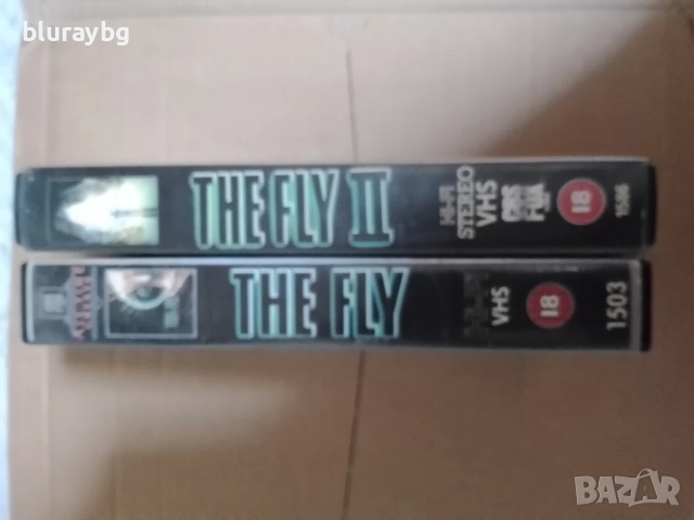 The Fly 1 & 2 VHS / Мухата 1 и 2 видеокасети, снимка 3 - Ужаси - 56120557
