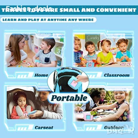 Нова Играчка за малки деца Монтесори флаш карти за обучение думи, снимка 4 - Образователни игри - 40845301