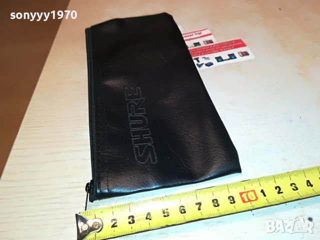 SHURE-КОЖЕН КАЛЪФ С ЦИП-НОВ 2912221941, снимка 10 - Микрофони - 39138902