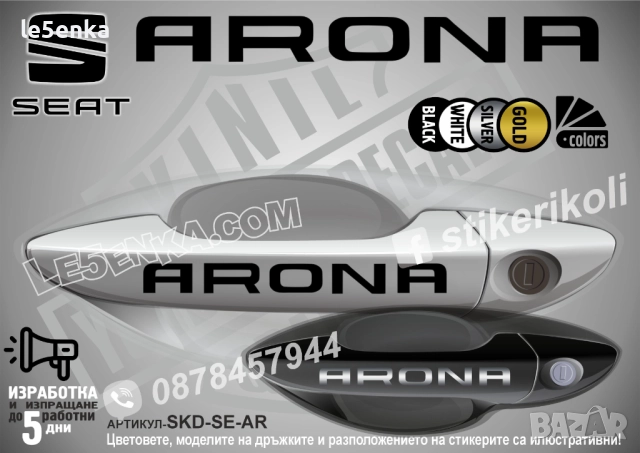 Seat Arona стикери дръжки SKD-SE-AR