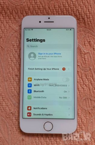 Отличен iPhone 7 128 GB чист iCloud 100% батерия, снимка 2 - Apple iPhone - 44215147