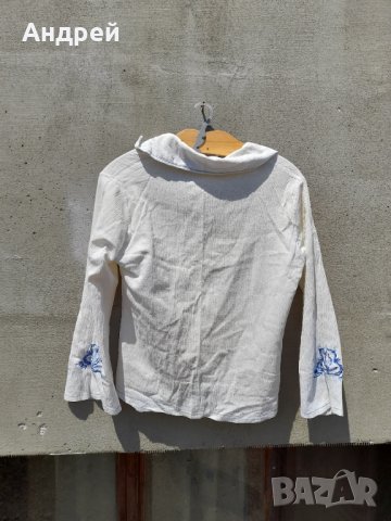 Стара дамска етно риза,блуза #6, снимка 4 - Антикварни и старинни предмети - 37507495
