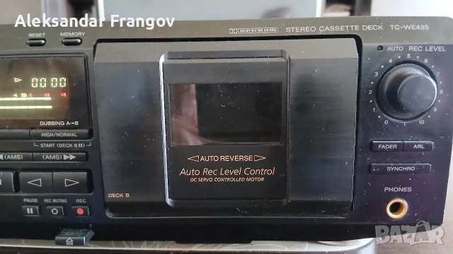 Sony  TC - WE 435 stereo deck ЗАЯВЕН, снимка 3 - Декове - 56514543