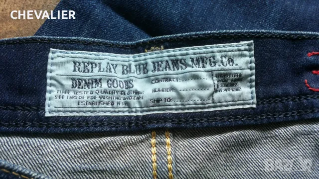 REPLAY Man Original Jeans Размер 33/32 мъжки еластични дънки 34-64, снимка 13 - Дънки - 48088907