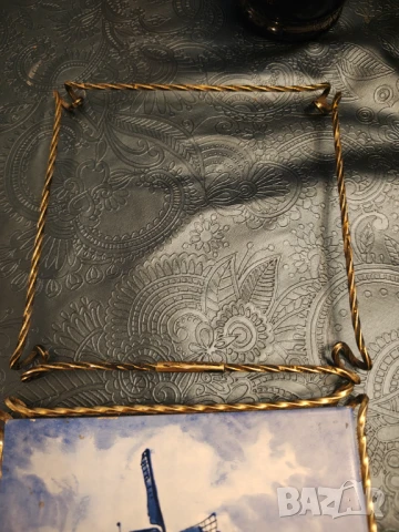 Делфт порцелан и месинг поставки, снимка 4 - Декорация за дома - 50692361