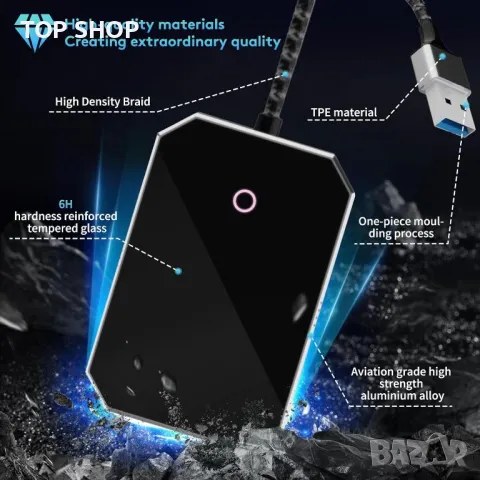 Безжичен адаптер GOQELK Carplay 2024, 2 в 1 Android Auto безжичен адаптер Carplay и Android Auto, снимка 6 - Аксесоари и консумативи - 49937587