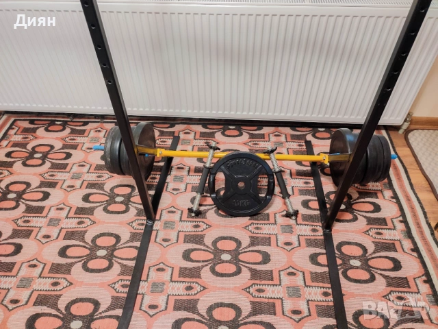 Стойка за клекове, снимка 2 - Фитнес уреди - 54179008