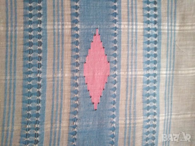 Старо българско ръчно тъкано кенарено каре, снимка 4 - Други - 31340825