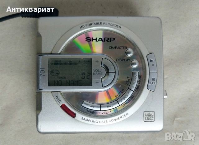 РАБОТЕЩ Minidisc Recorder, Записващ Минидиск - Sharp MD-MS701H / Japan, снимка 5 - Други - 54288602