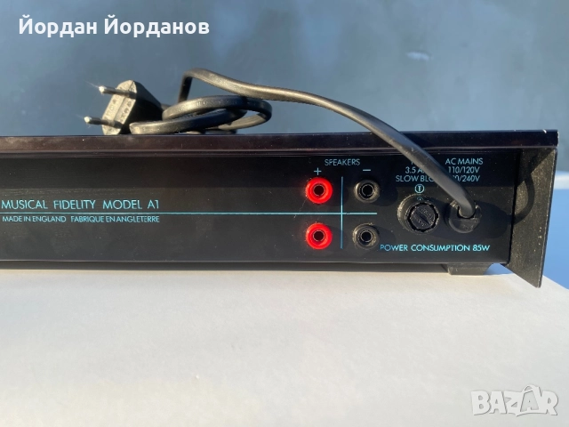 Усилвател Musical Fidelity A1, снимка 5 - Ресийвъри, усилватели, смесителни пултове - 52956589