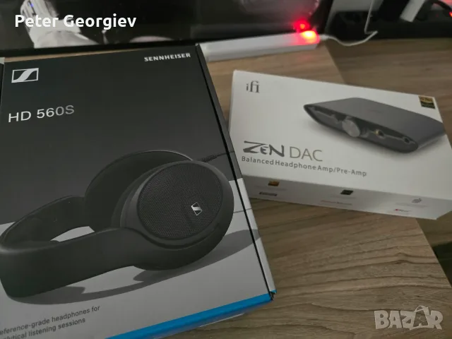 Слушалки Sennheiser HD 560S + Усилвател iFi Zen DAC 3