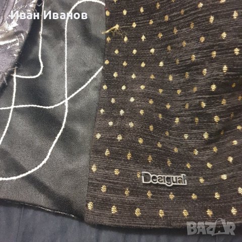 палто Desigual  размер 40 M Зашеметяващи бродирани очи, снимка 12 - Палта, манта - 44217784