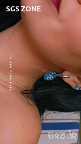 СРЕБЪРНИ ОБЕЦИ СУПЕР МОДЕЛЬ с TOPAZ SWISS , снимка 7 - Обеци - 51219006