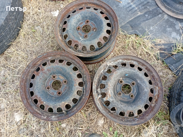 3 броя железни джанти 14ски за Опел 4 х100мм