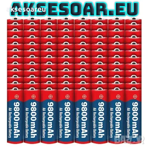 2 бр. нови бързо зареждащи се акумулаторни батерии с високо качество 9800 mAh 1.5 V батерия за фенер, снимка 9 - Батерии, зарядни - 48979317