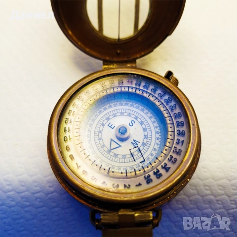 Компас от масивен бронз.  , снимка 4 - Подаръци за мъже - 43839399
