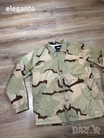 Мъжко яке Stussy Desert Camo Coach . Rain waterproof Jacket , M размер, снимка 10 - Якета - 54203757