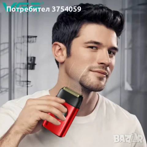 Професионален комплект 2в1 VGR – Машинка за подстригване + електрическа самобръсначка с Led дисплей, снимка 3 - Машинки за подстригване - 53099345