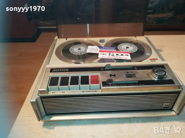 hifivox made in france-ретро ролков 12в/220в/батерия, снимка 5 - Ресийвъри, усилватели, смесителни пултове - 30147225