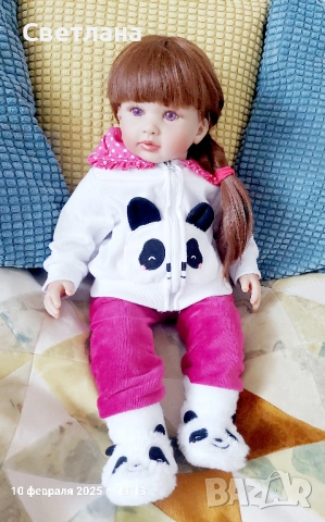 Реалистично бебе височина 60 см., снимка 3 - Кукли - 43856668