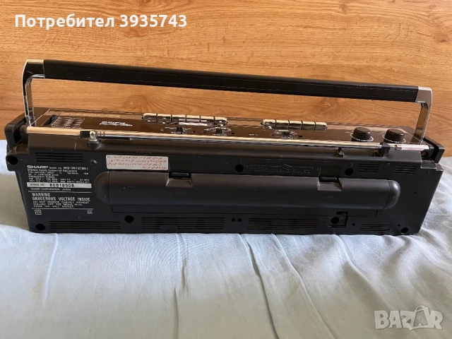 SHARP WQ 267Z Boombox радиокасетофон , снимка 5 - Радиокасетофони, транзистори - 50465751