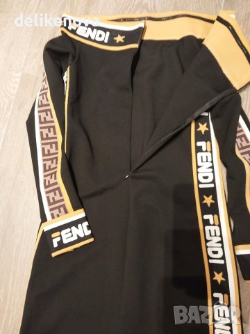 FENDI. Original. Size S Прекрасна рокля, снимка 4 - Рокли - 42518996