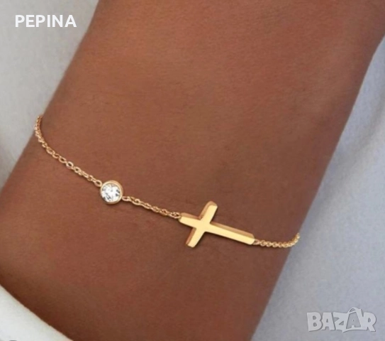 Нежна сребърна гривна с камъче , снимка 3 - Гривни - 51848197