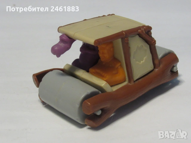 Количка/кутийка за бонбони The Flintmobile Флинтстоун и Дино. U.C.S.