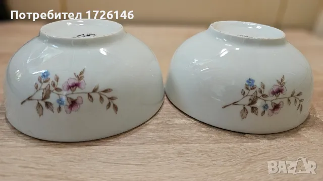 Порцеланови купи на Китка 2 броя, снимка 7 - Други - 48933332