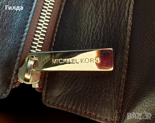 Michael Kors чанта естествена кожа налична, снимка 9 - Чанти - 51883515