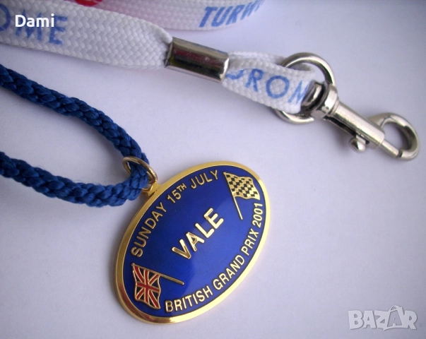 Формула 1 Силвърстоун 2001 бадж-медальон F1, снимка 3 - Фен артикули - 52877603