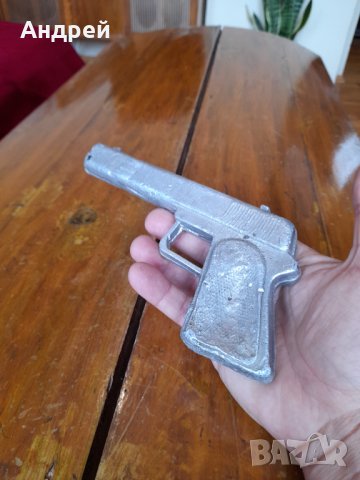 Стар детски пистолет,отливка, снимка 4 - Други ценни предмети - 34227521