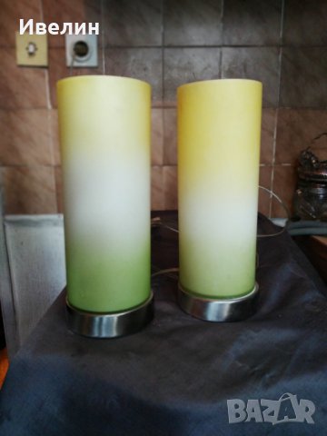 две настолни лампи в арт стил, снимка 1 - Настолни лампи - 29233872