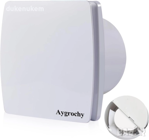 Вентилатор за баня 150 мм – 20W тих абсорбатор, 135 m/h въздушен поток