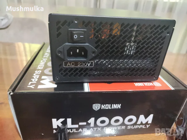 Продавам работещо захранване KOLINK KL-1000M - 1000W - 80 PLUS BRONZE, снимка 3 - Захранвания и кутии - 55979833