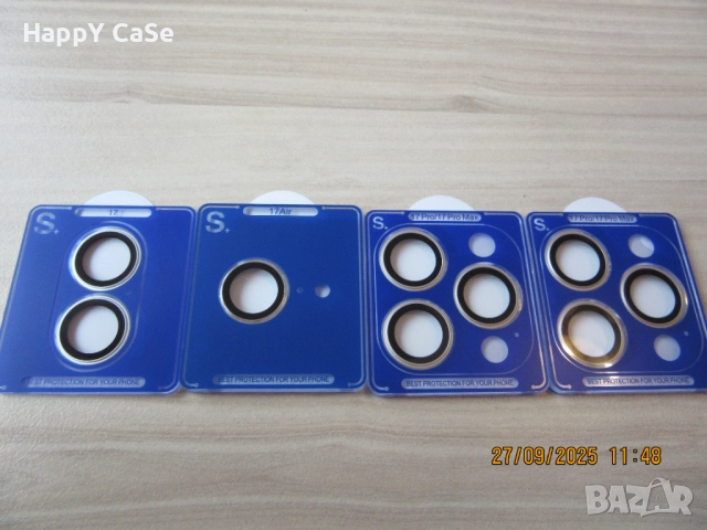 Apple iPhone 17 / Pro / Max / Air / LITO S+ CF Ринг Протектор за камера, снимка 8 - Фолия, протектори - 51825812