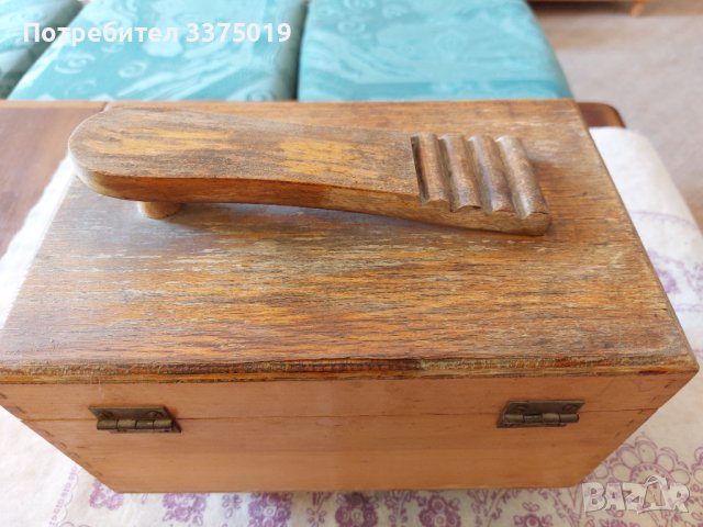 Стара кутия за лъскане на обувки, снимка 7 - Колекции - 37747652