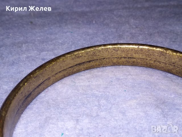 ПОЗЛАТЕНА МЕДНА РЪЧНО ИЗРАБОТЕНА РЕТРО АРТ ГРИВНА 37943, снимка 3 - Антикварни и старинни предмети - 40831263