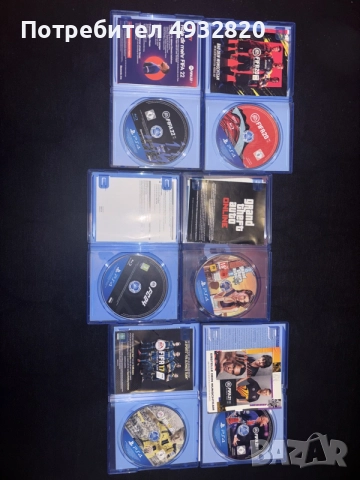 Игри за PS4: GTA 5 и FIFA (FC 24,
22, 21, 20, 17) - Отлично сьстояние, снимка 2 - Геймърски - 55953910