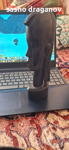 Абаносова фигура, африканска ръчна изработка, снимка 5 - Антикварни и старинни предмети - 52258252