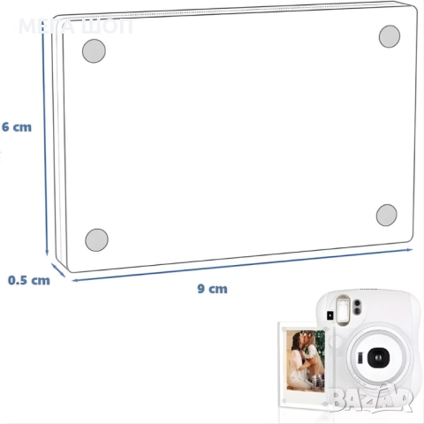 Двустранни магнитни рамки за снимки – комплект 5 броя, снимка 5 - Други стоки за дома - 52920034