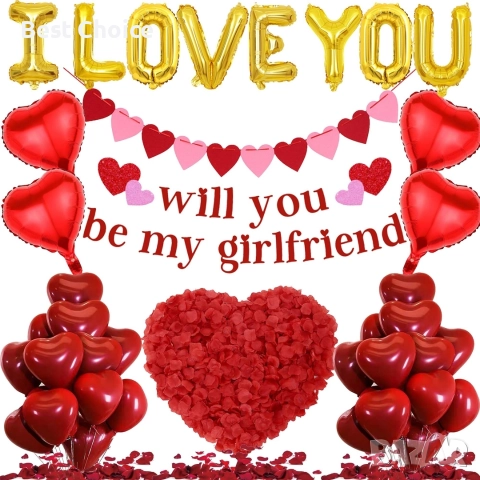 Големи фолиеви балони сърца 54см, снимка 6 - Декорация за дома - 52942041