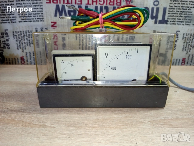 Аналогов Волтметър/Амперметър"Siemens"