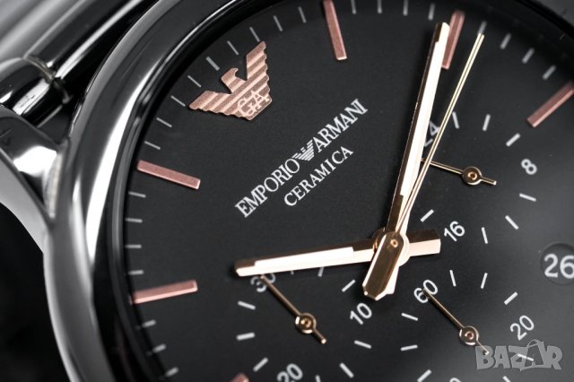 Оригинален мъжки часовник Emporio Armani AR1509 Ceramica, снимка 3 - Мъжки - 37777402