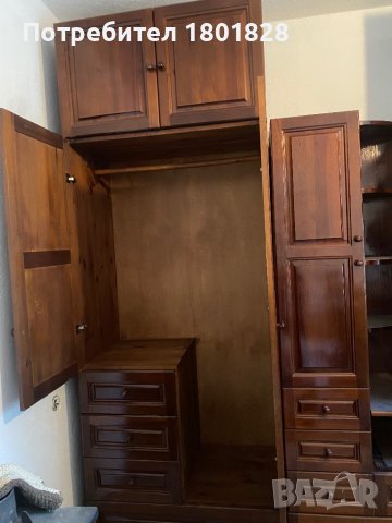 Гардероб,секция и ракла!Продава се целия комплект!, снимка 3 - Шкафове - 38158814