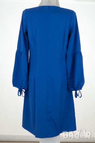 Рокля в синьо марка Foggy - L, снимка 2 - Рокли - 37152521