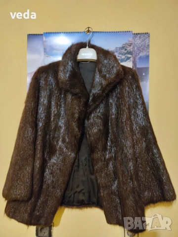 6 броя кожени палта естествен косъм различни размери, снимка 5 - Палта, манта - 53171499