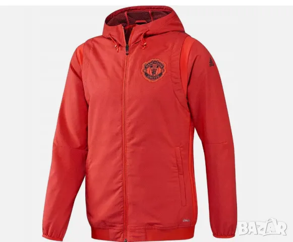 ADIDAS FC MANCHESTER UNITED 2016/2017 футболно  горнище размер 13-14 / S