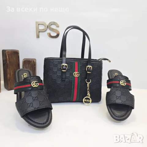 Gucci Дамски Чехли Гучи - Различни Цветове Код SB-26, снимка 7 - Чехли - 55722221